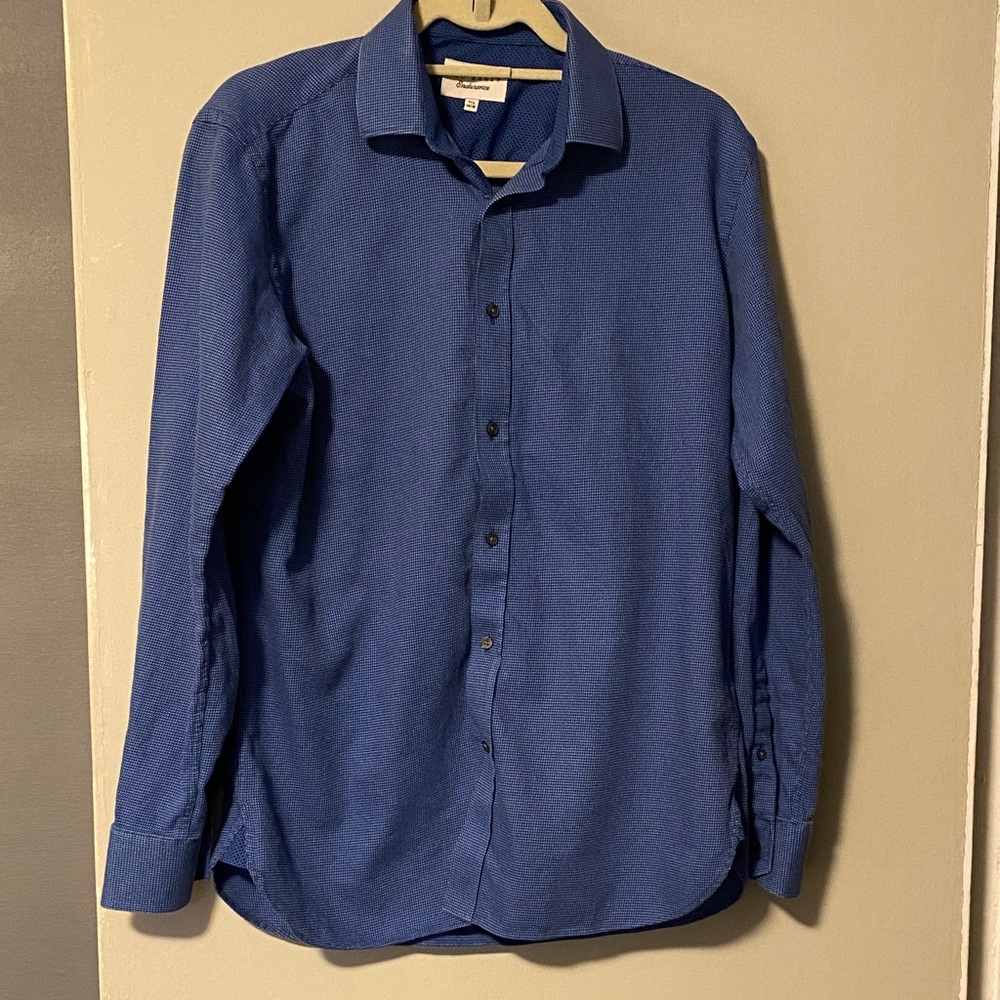 Ted Baker Men's Deep Blue Casual Shirt